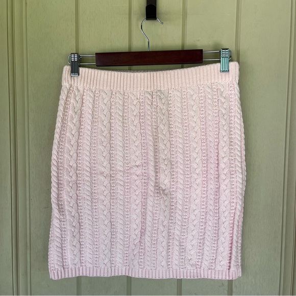 Meshki Pink Sweater Skirt - Picture 3 of 3